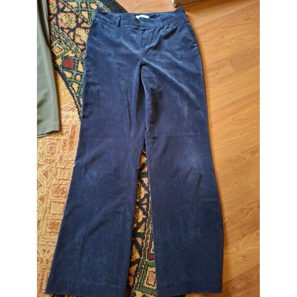 Coldwater Creek Navy Wide-Leg Corduroy Jeans (Mis530)